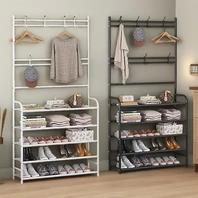 Shoe Rack Tempat Letak Kasut Rack Kasut Selipar Kain Pakaian Baju Rak Serbaguna Pelbagai Shoe Box