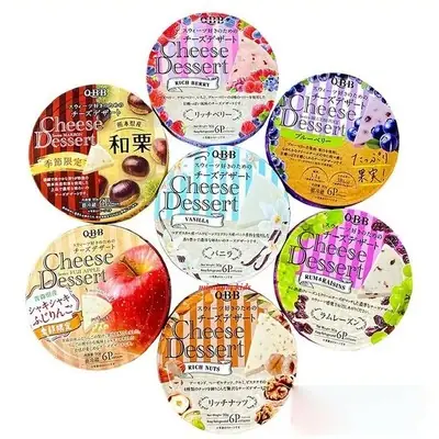 Japanese Qbb Cheese Dessert Cheese for Children Date T11 2021 90g